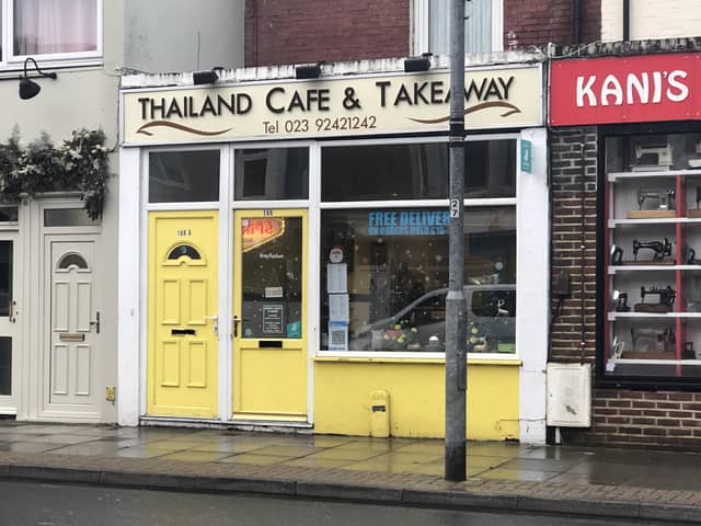The Thailand Takeaway and Cafe in Albert Road, Southsea