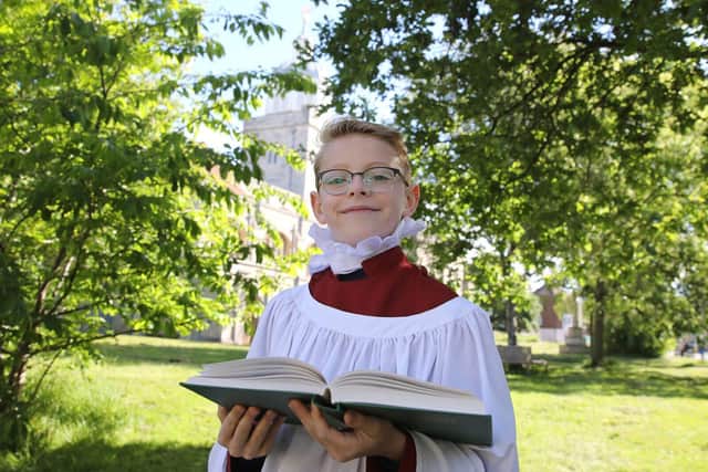 Cathedral chorister Luca Shaw will read a reflection by Trevor Butler, who was 12 in June 1944
