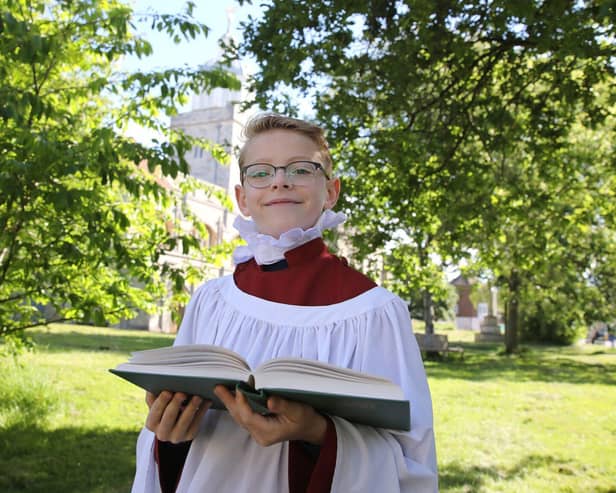 Cathedral chorister Luca Shaw will read a reflection by Trevor Butler, who was 12 in June 1944