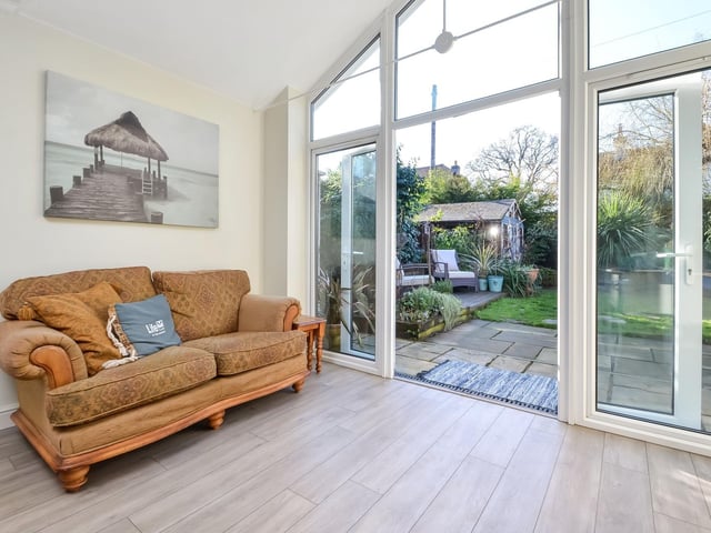 Wisteria House, a four bedroom detached home, is on sale for £775,000. It is listed by Fine and Country.