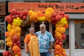 'Made By Me' Manger Tina Lucey (57) with husband Pete Lucey (55). Picture: Mike Cooter (220723)