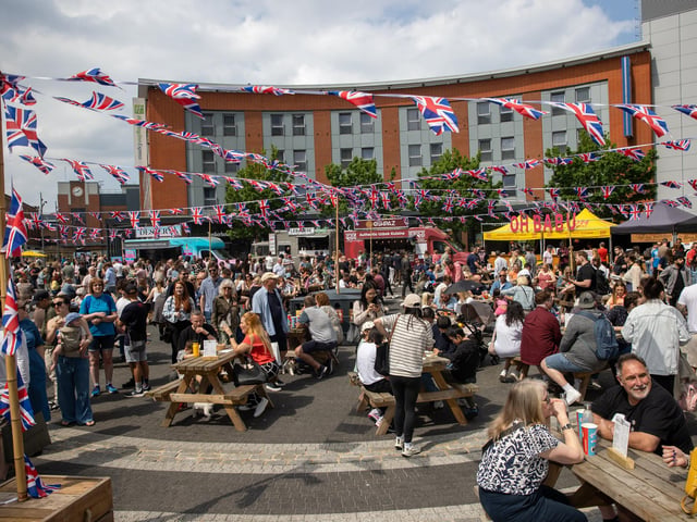 Crowds enjoyed the first day of the British Street Food Awards at Gunwharf Quays. Photos by Alex Shute