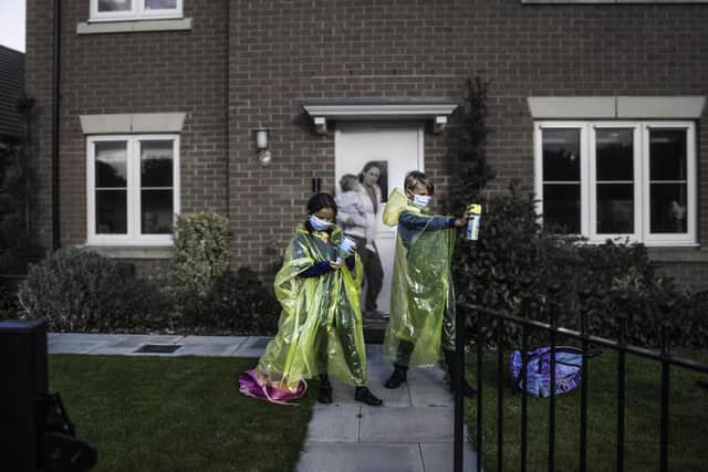Nikki Gatrell, from Hilsea, has captured the humour of being a parent during lockdown in a series of photographs taken at her home. Pictured also are her children Jax, aged 10, Alex, eight, and Rae-Dallas, one. 