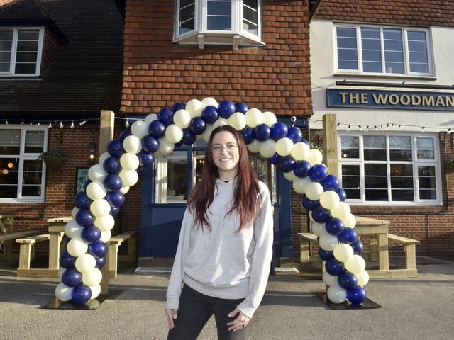 Emma Broomfield, general manager at the pub, was excited to reopen the doors. Picture: Sarah Standing (151124-5659)