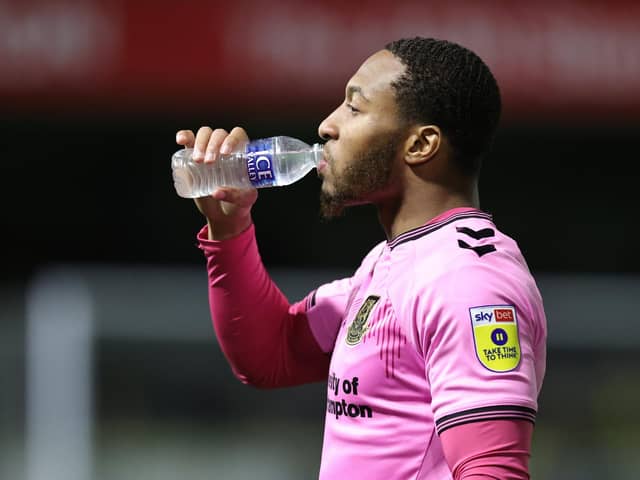 Pompey are reportedly interesting in Northampton's Ali Koiki, but it is understand such links are well wide of the mark. Picture: Pete Norton/Getty Images