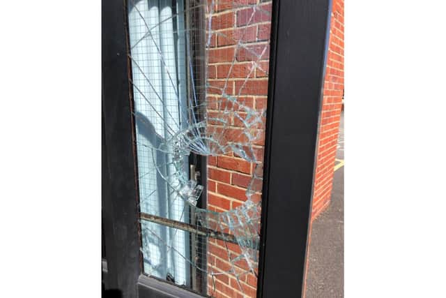 The thief is believed to have broken into the church through the fire escape door.