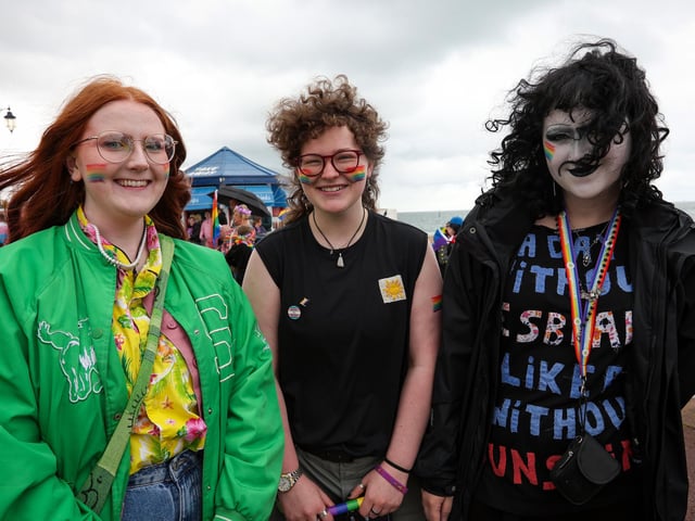 From left, Flo, Daisy and Lilah Picture: Chris Moorhouse (070625-009)