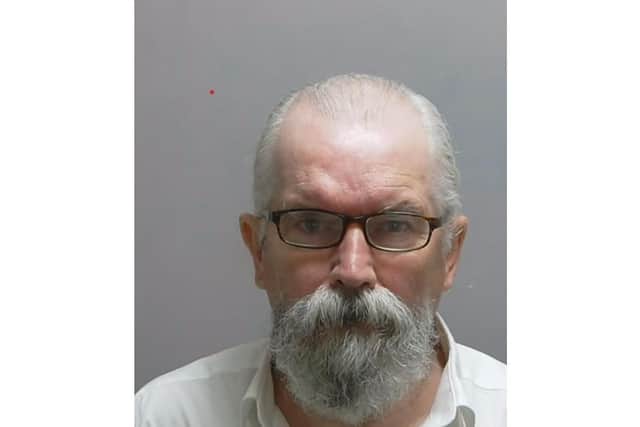 Havant pensioner Trevor McCurdy, 69, is wanted on warrant for failing to appear at Portsmouth Crown Court. He is on trial over alleged sexual offences against two girls, which span over two eras. Picture: Hampshire Constabulary.