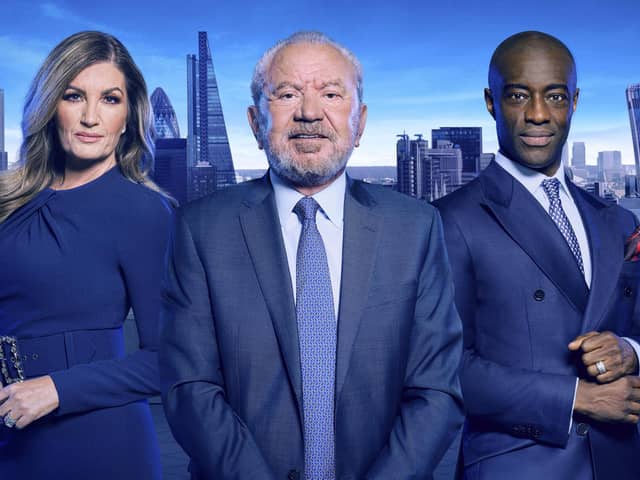 The Apprentice: Baroness Karren Brady, Lord Alan Sugar, Tim Campbell: Picture: Naked, Ray Burmiston