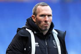 Former Pompey boss Michael Appleton has quite his role at Lincoln.