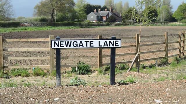 Newgate Lane. Picture: David George
