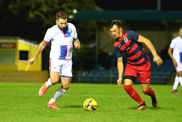 Gosport's Rory Williams, left. Picture: Tom Phillips