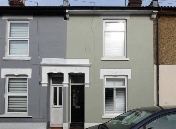 A two bedroom terraced house in Manor Park Avenue, Portsmouth, has gone on sale for £240,000. It is listed by Leaders Sales, Portsmouth.