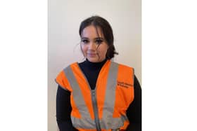 Cydney Archer, an apprentice rolling stock technician at South Western Railway, is studying Level 3 Rail Technician Apprenticeship at Fareham Colleges CEMAST campus