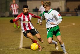 Former Bognor Regis regular Doug Tuck, right, will be playing for Horsham in next week's FA Cup second qualifying round tie against Hawks