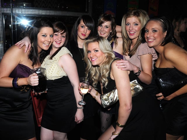 Clubbers enjoy a night out in Portsmouth in 2009. Picture: (090307-4)