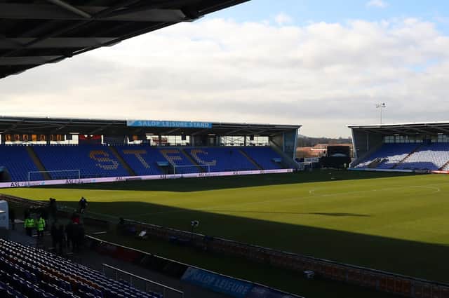 Shrewsbury Town's New Meadow. Picture: Catherine Ivill
