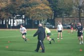HMS Queen Elizabeth's ship's company have been testing out a raft of team sports to help gel them together ahead of their maiden deployment next year.