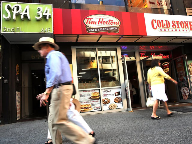 Iconic Canadian chain Tim Hortons has started to open arrive in the UK. It has yet to arrive in Portsmouth. (Photo by Spencer Platt/Getty Images)
