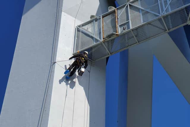 Spinnaker Tower repaint to original white complete
Picture: Portsmouth City Council