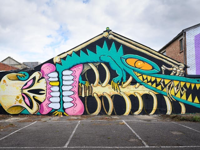 Pictured is: Work by Sweet Toof/RowdyPicture: Keith Woodland (140921-11)
