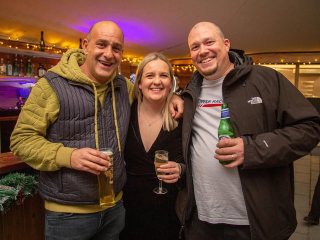 Launch night of Queens Hotel Winter Lodge 2023  in Southsea on Friday 24th of Novermber 2023Pictured: People having fun at the lodgePicture: Habibur Rahman