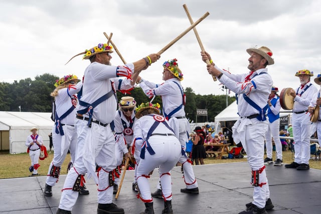 A number of morris dance groups showcased their skills at the festival.