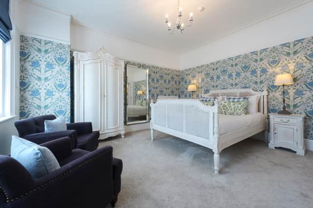 A guest bedroom in Florence House, a Southsea hotel that is up for sale as part of The Mercer Collection. Picture: Paul Alexander