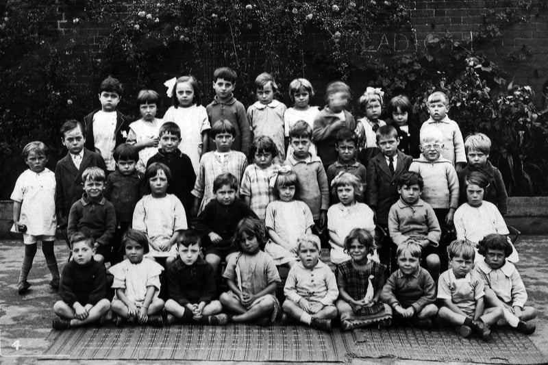 Pupils at Binstead Road School, Buckland, Portsmouth, in the late 1920's