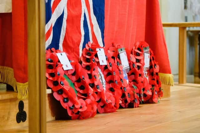Wreaths laid in Emsworth on Sunday Picture: Keith Woodland (131121-59)