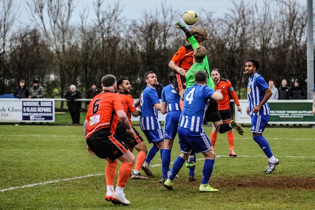 Portchester on the attack against Shaftesbury. Picture by Daniel Haswell
