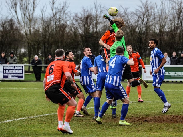 Portchester on the attack against Shaftesbury. Picture by Daniel Haswell