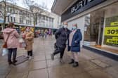The Big reopening

Pictured: Lorraine Magnusson and Pauline Wadey  queuing to shop at Primark, Commercial Road, Portsmouth on 12 April 2021

Picture: Habibur Rahman
