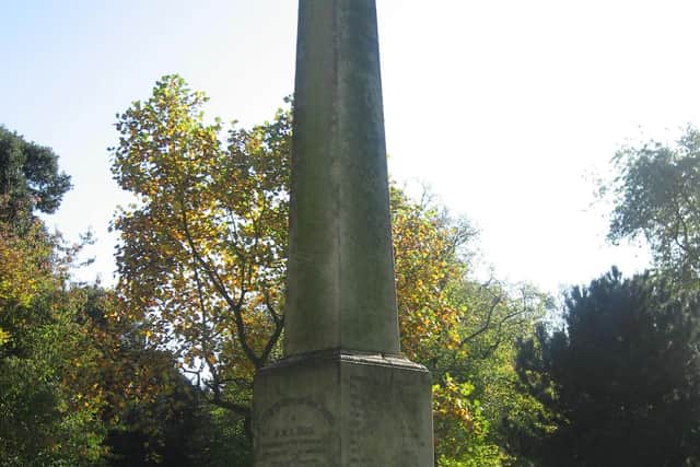 HMS Shah memorial in Victoria Park, Portsmouth