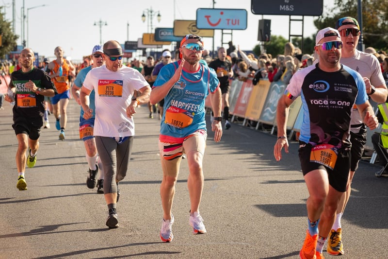 Runners taking part in the race.