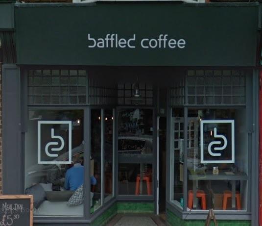 Baffled Coffee, on Fawcett Road, has a rating of 4.7 out of five from 481 reviews on Google.