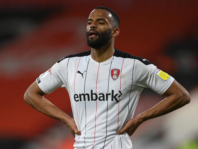 The 28-year-old has captained Rotherham on four ocassions this season but is yet to pen a new deal at the New York Stadium. Ihiekwe has kept six clean sheets this term when called into the team. (Photo by Mike Hewitt/Getty Images)