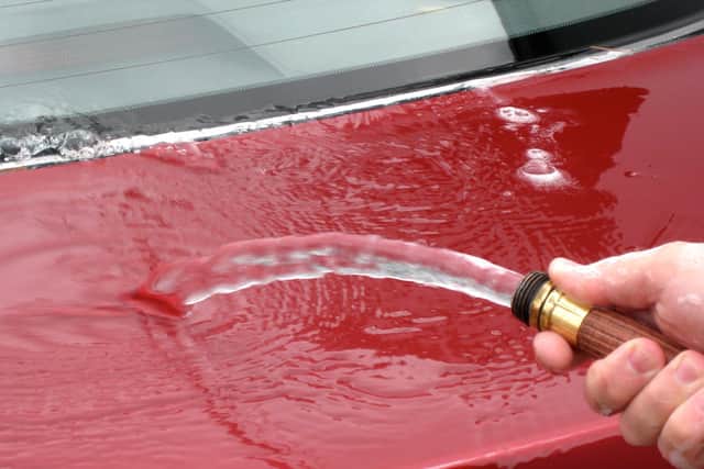 Portsmouth Water says to out car washing on hold