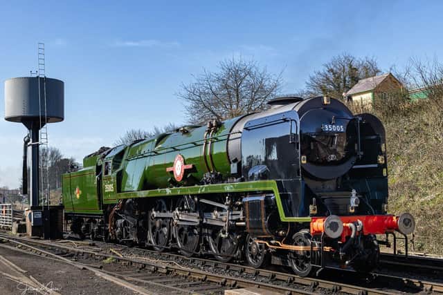 Merchant Navy Class Bulleid Pacific No. 35005 Canadian Pacific