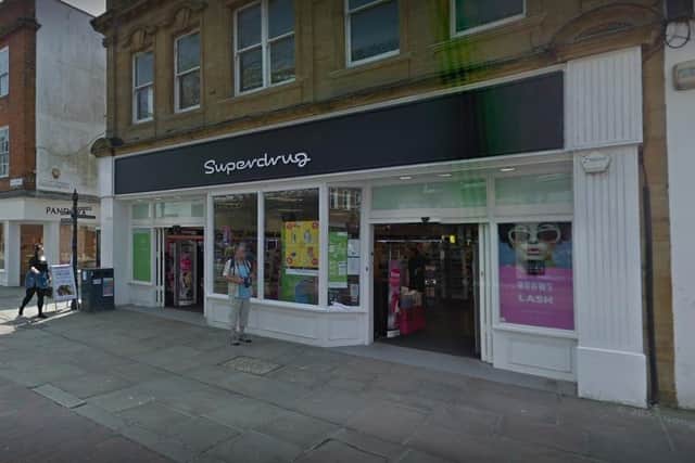 Superdrug in East Street, Chichester Picture: Google