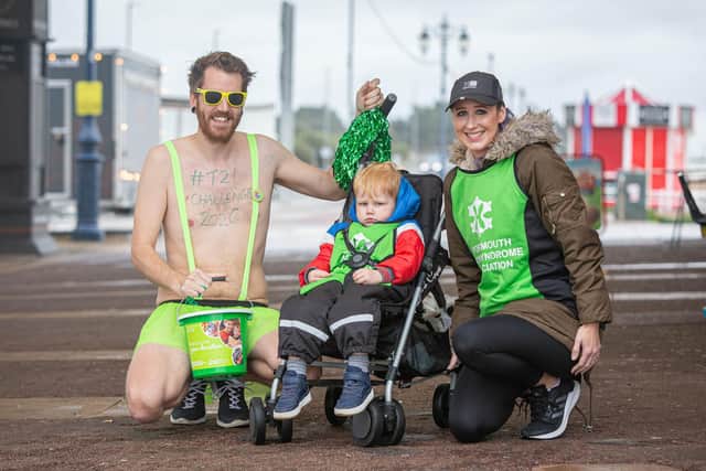 Ben Brooks with his wife Stacey and his son William 2 at South Parade Pier, Southsea.

Picture: Habibur Rahman
