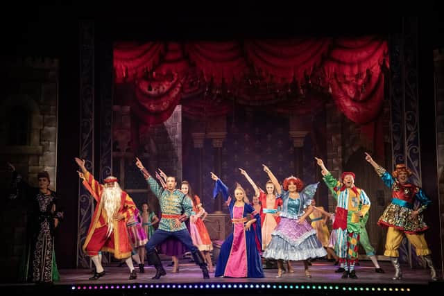 The cast of New Theatre Royal's 2022 panto, Sleeping Beauty