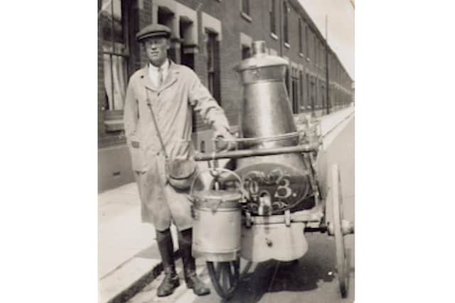 George Warner when he was a milkman. Picture: Barry Evans collection.