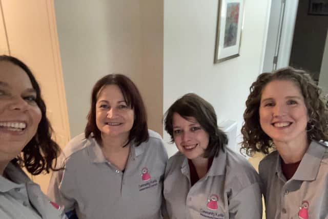 Nicole Heard (left) and her team at Community Kettle.