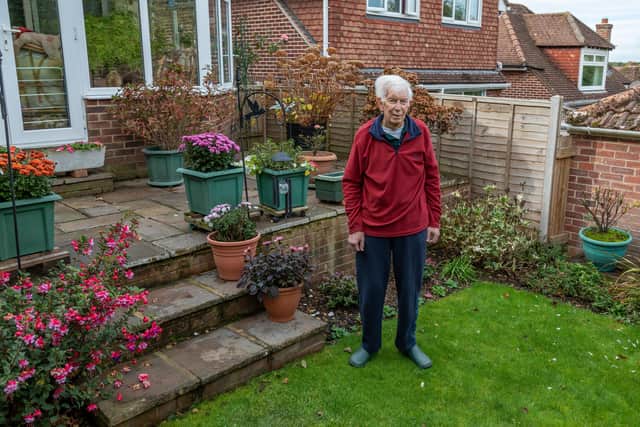 Tim King at his home in Fareham. Picture: Mike Cooter (151022)