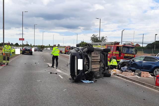 The crash happened on Eastern Road, at the junction of Hayling Avenue.