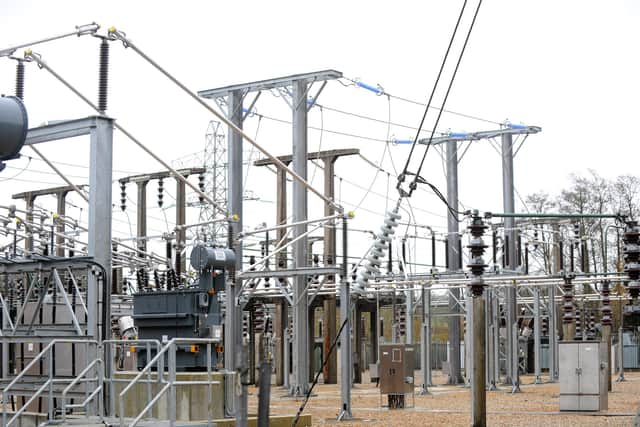 An SSEN power substation. The company have apologised to customers after hundreds of residents were left without electricity following this morning's power cut.

Picture: Sarah Standing