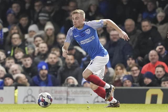 Joe Morrell produced an impressive performance against Ipswich on his fourth League One start of a disrupted season. Picture: Jason Brown/ProSportsImages
