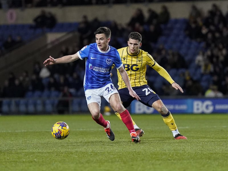 Match action from Pompey's draw at Oxford
