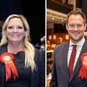 Amanda Martin MP and Stephen Morgan MP